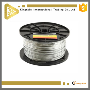 >Corda de arame galvanizado 6X19