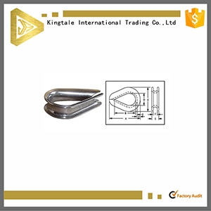 >Guarda cabos de corda de arame galvanizado